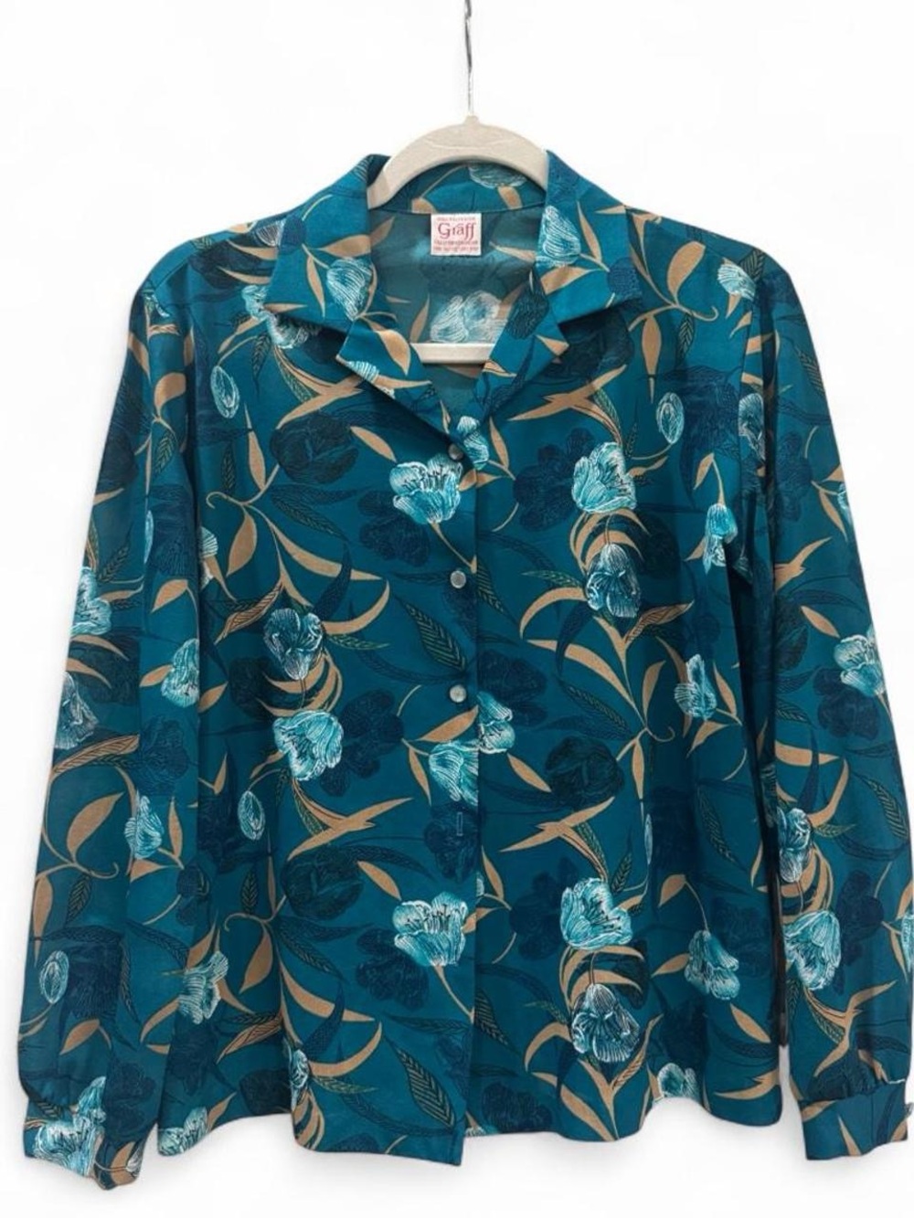 Vintage Graff Floral button down
